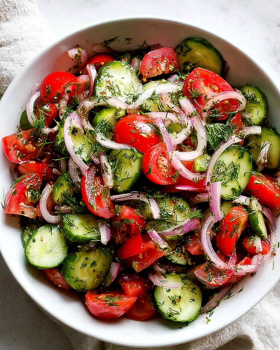 Easy Cucumber Tomato Dill Salad 89 Easy Cucumber Tomato Dill Salad