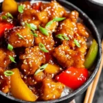Easy Sweet and Sour Chicken (Healthy One Skillet Recipe) 131 Easy-Sweet-and-Sour-Chicken-Healthy-One-Skillet-Recipe-Recipe