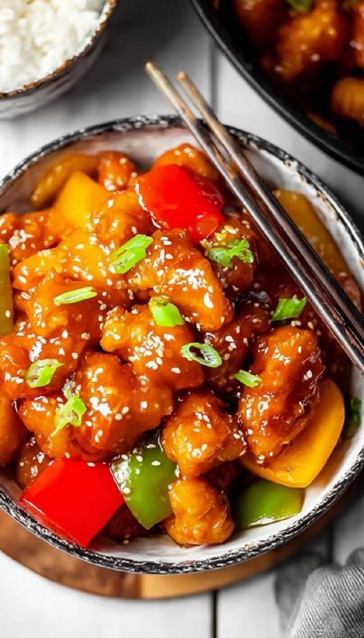 Easy Sweet and Sour Chicken (Healthy One Skillet Recipe) 130 Easy Sweet and Sour Chicken (Healthy One Skillet Recipe)