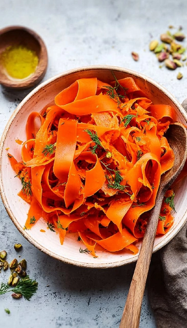 Fresh Carrot Ribbon Salad