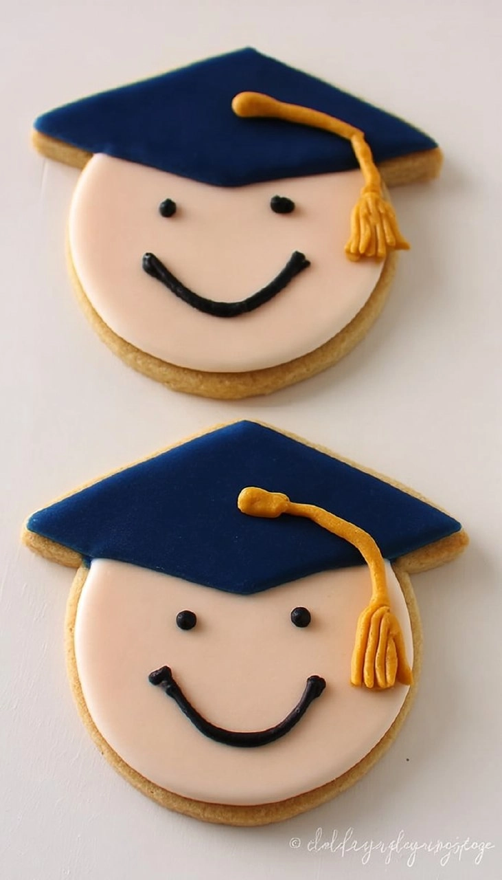 Graduation Cap & Diploma Sugar Cookies 175 Graduation Cap & Diploma Sugar Cookies