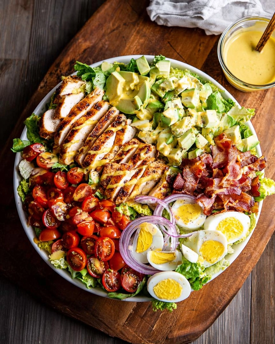 Healthy Grilled Chicken Cobb Salad with Honey Dijon Dressing 124 Healthy Grilled Chicken Cobb Salad with Honey Dijon Dressing