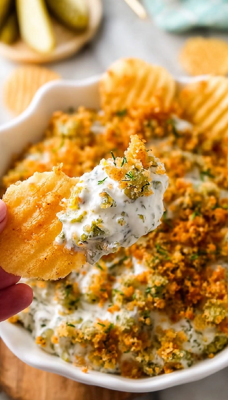 High-Protein Fried Pickle Dip (Viral Recipe) 92 High-Protein Fried Pickle Dip (Viral Recipe)