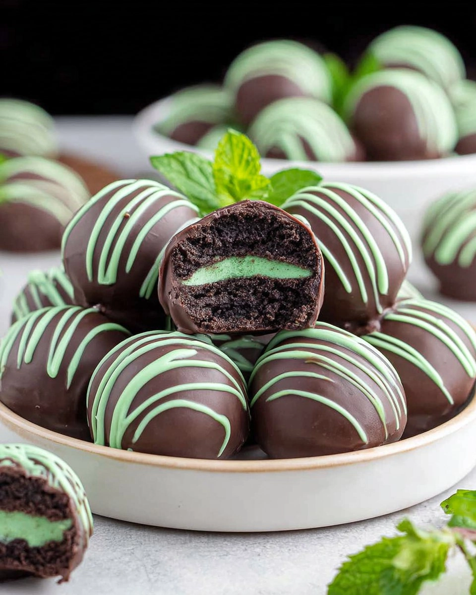 Mint Oreo Truffles