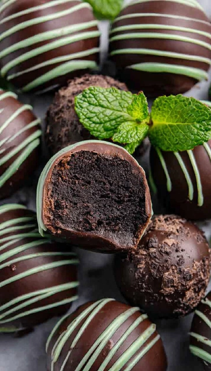Mint Oreo Truffles