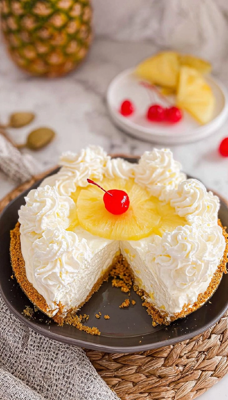 No Bake Pineapple Pie