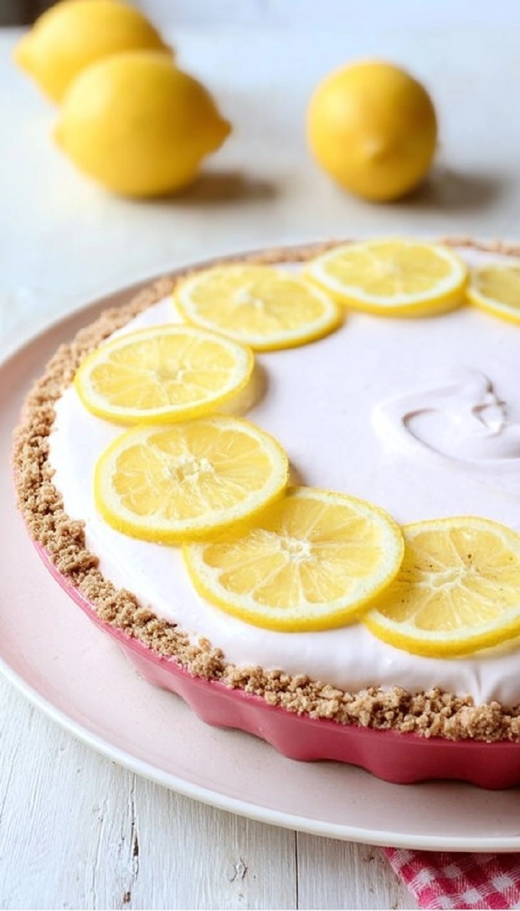 Pink Lemonade No-Bake Pie 60 Pink Lemonade No-Bake Pie