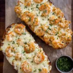 Shrimp-Alfredo-Garlic-Bread-Recipe