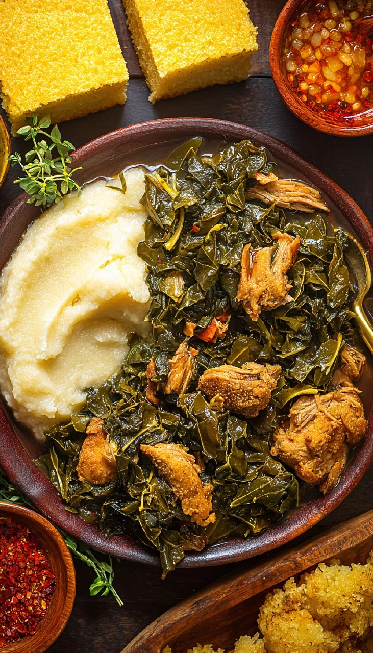 Slow-Simmered Smoky Southern Collard Greens