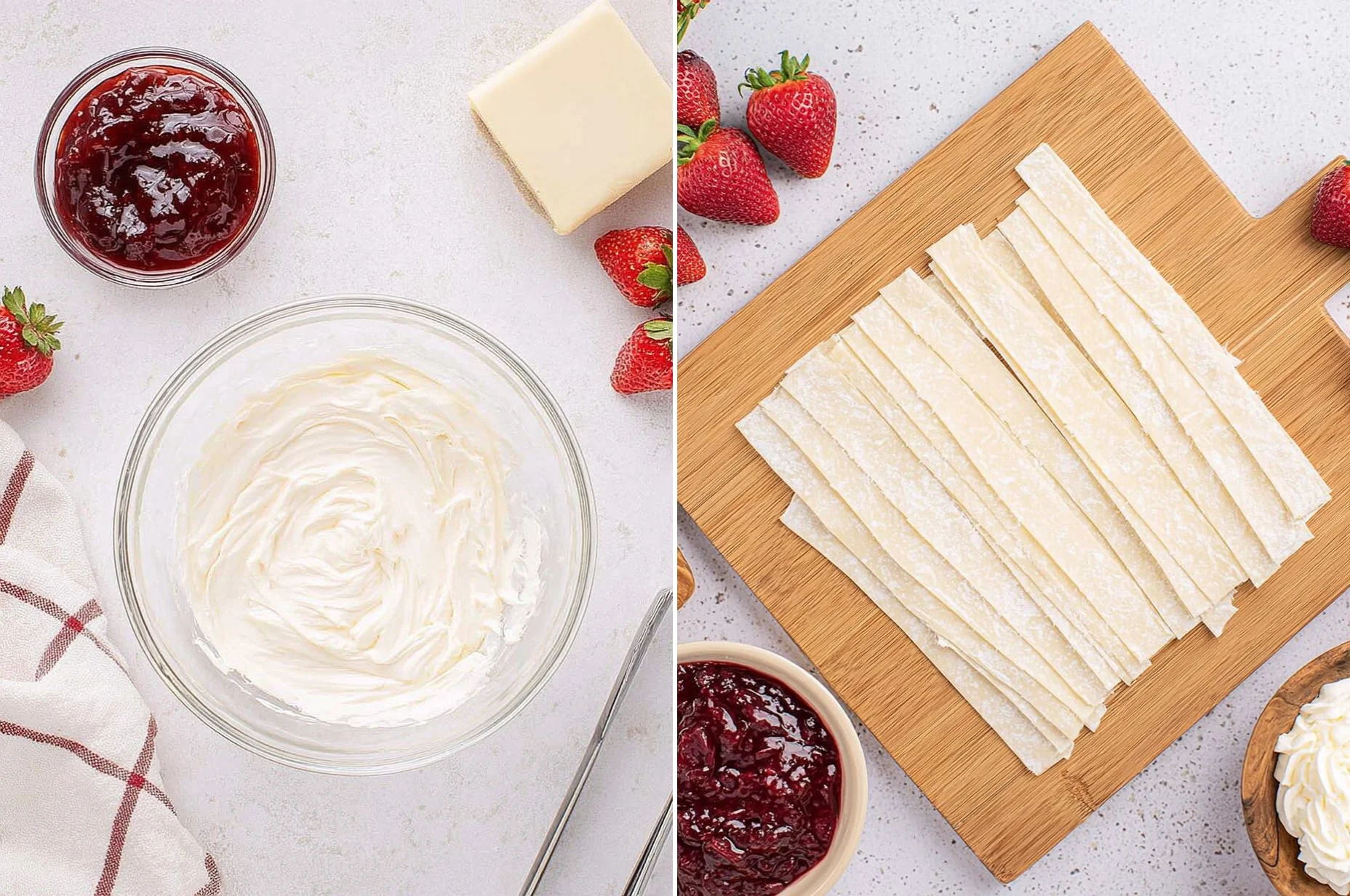 Strawberry Cream Cheese Danish | Easy Puff Pastry Breakfast Pastry