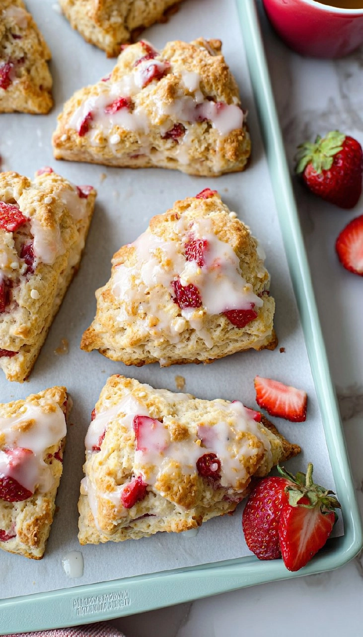 Strawberry Lemon Scones