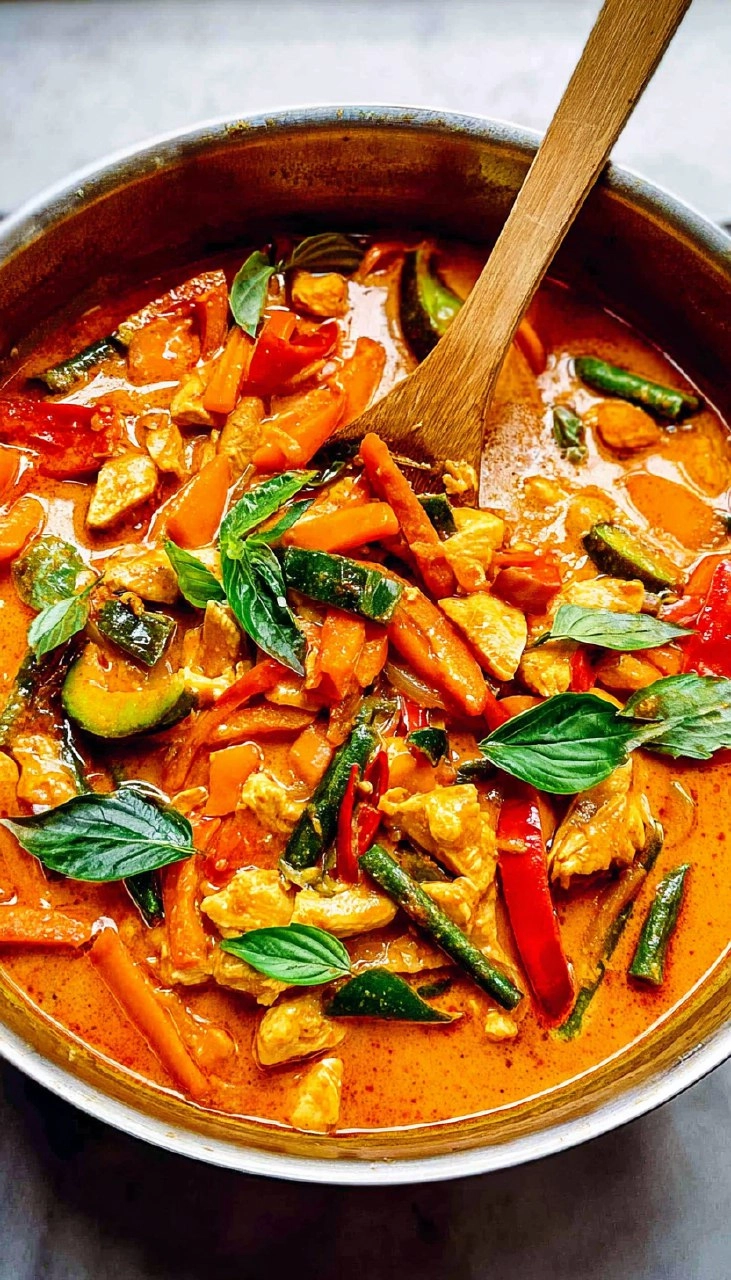 Thai Red Chicken Curry 127 Thai Red Chicken Curry