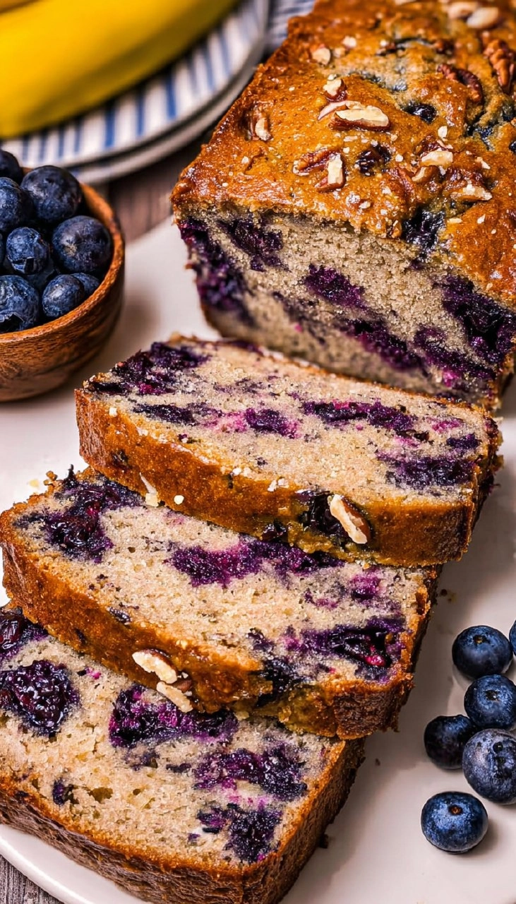 Blueberry Banana Bread