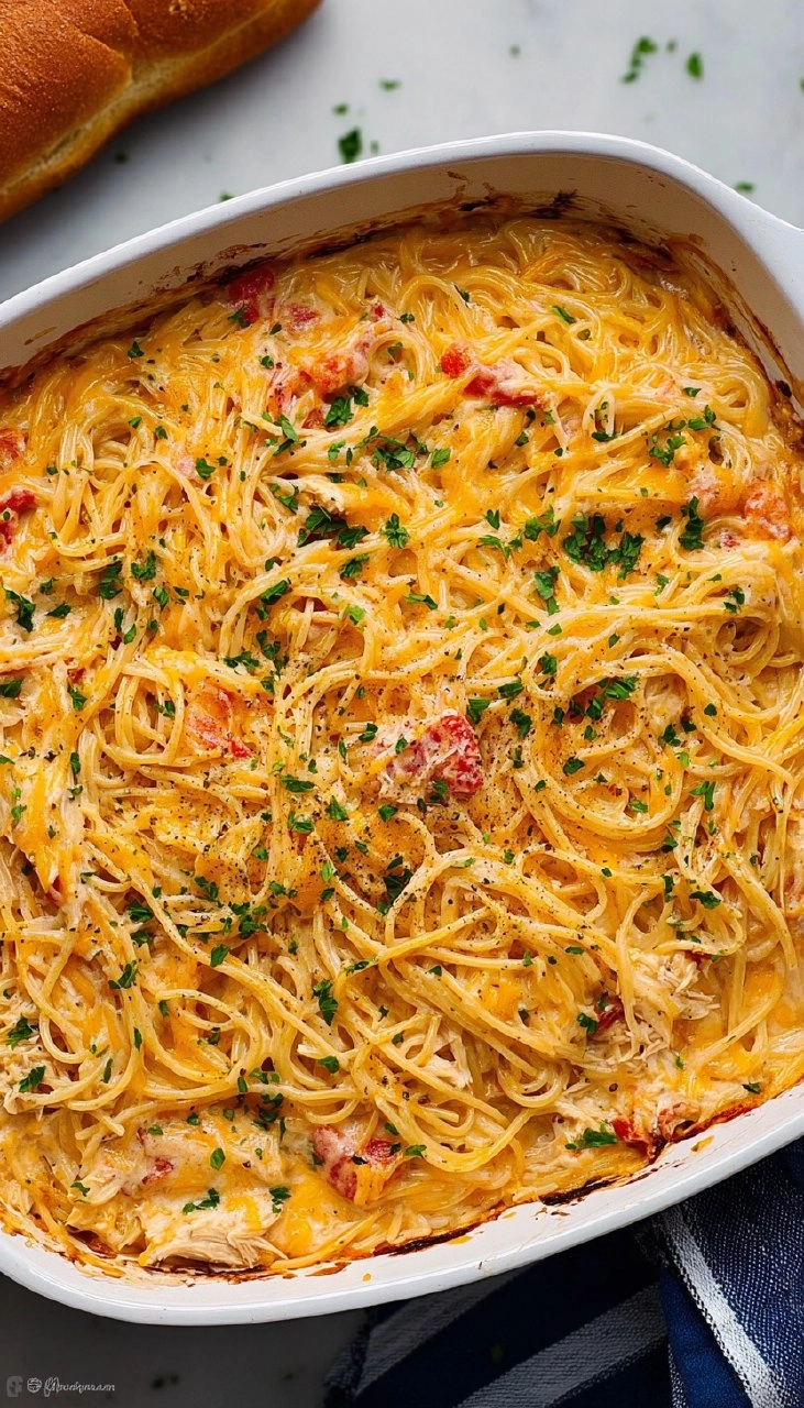 Chicken Spaghetti That Makes Dinner So Easy