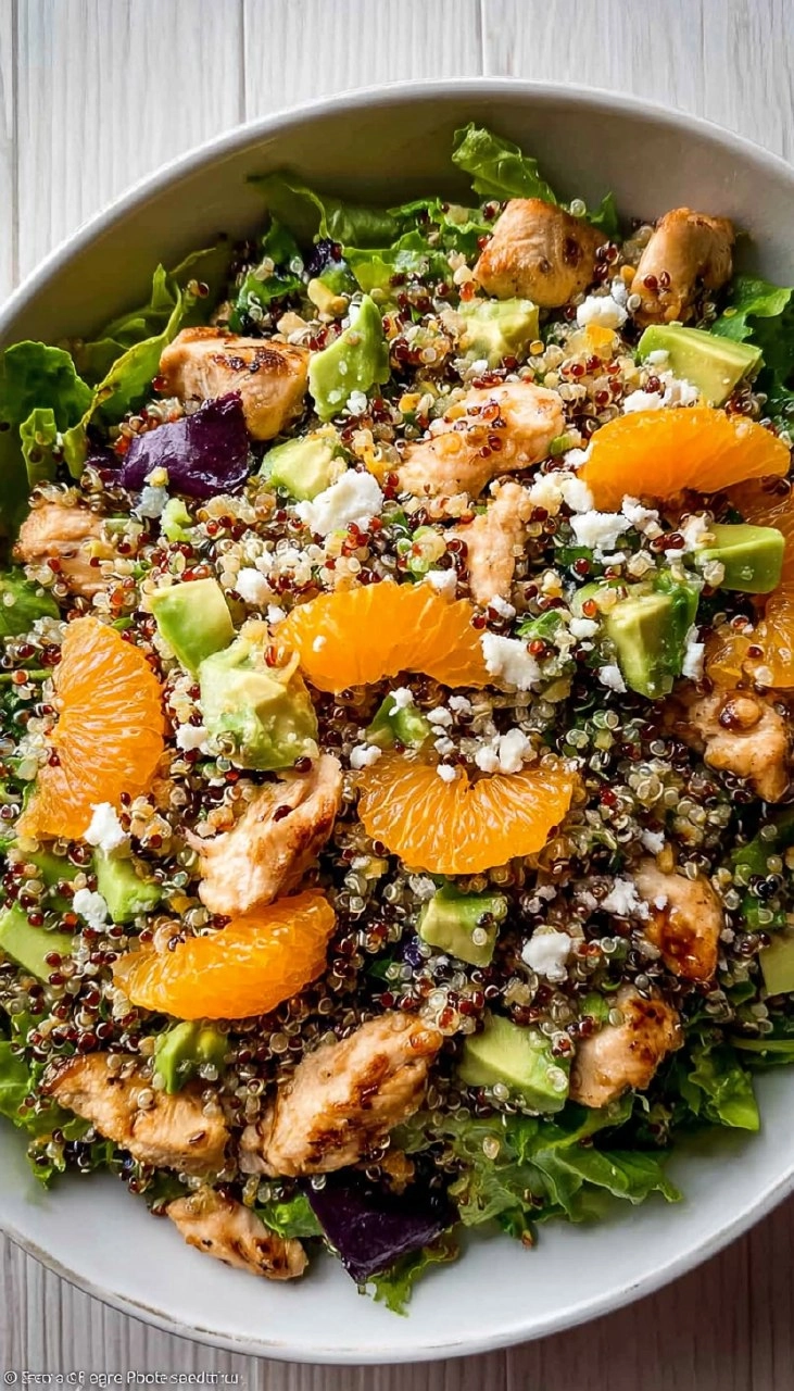 Citrus Chicken Quinoa Salad