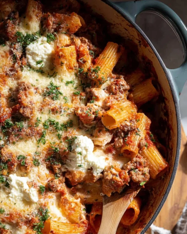 Cottage-Cheese-Pasta-Bake-Recipe