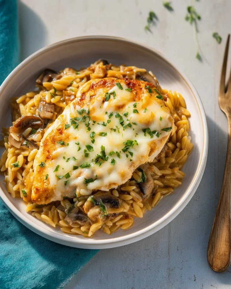 Creamy-Chicken-Orzo-Bake-Recipe