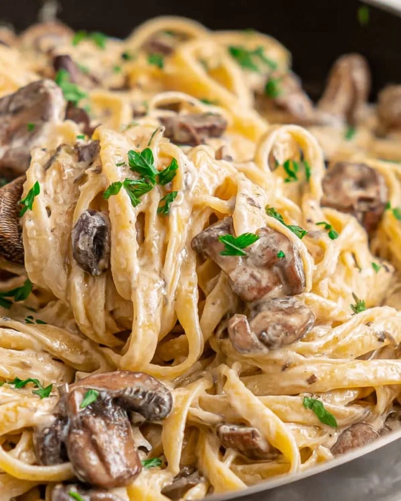 Creamy-Mushroom-Pasta-Recipe