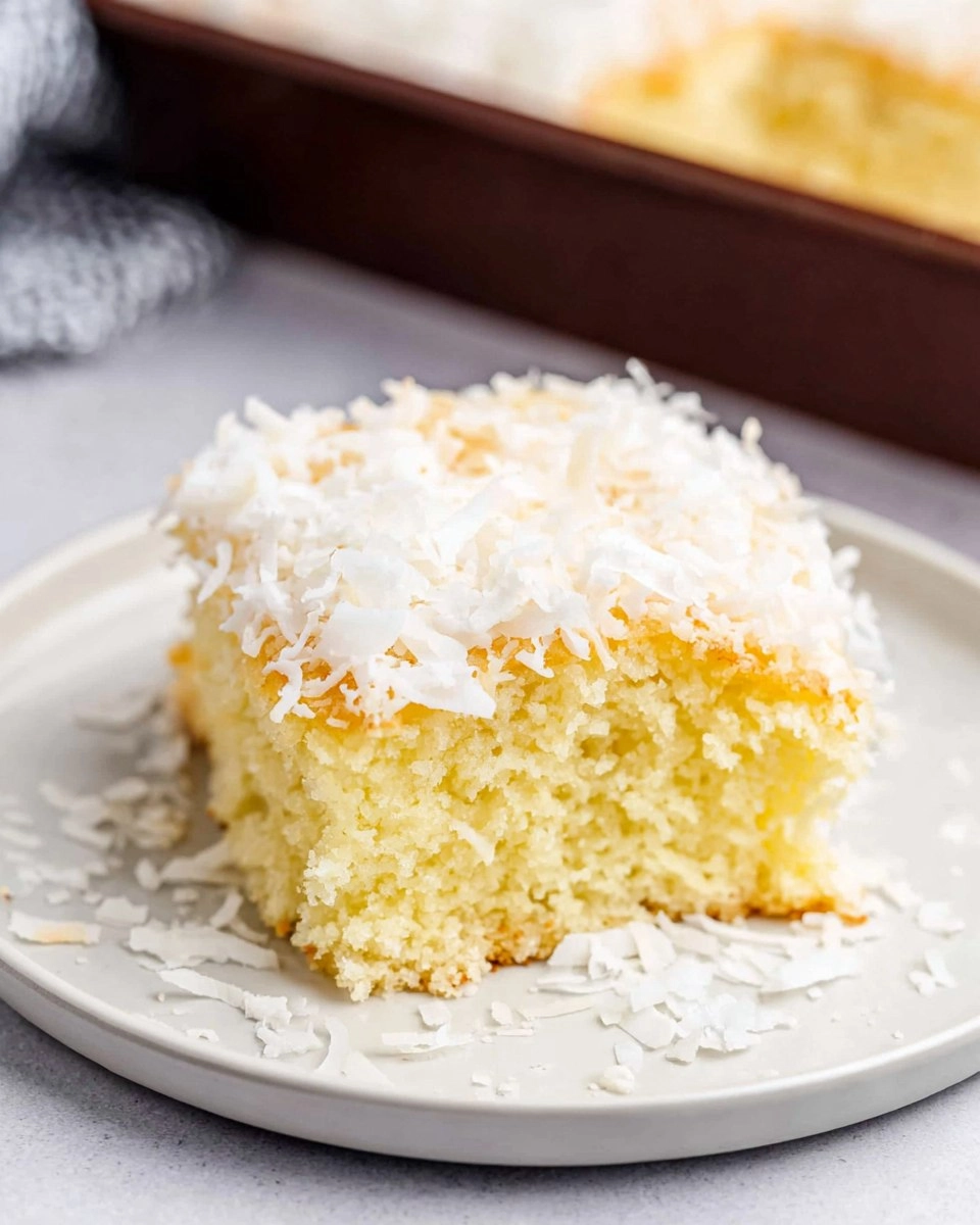 Easy Coconut Cake 109 Easy Coconut Cake