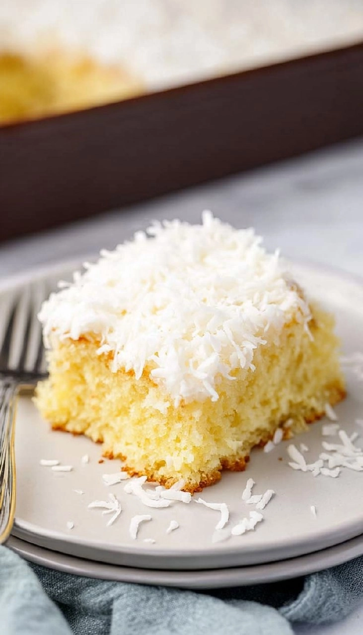 Easy Coconut Cake 110 Easy Coconut Cake