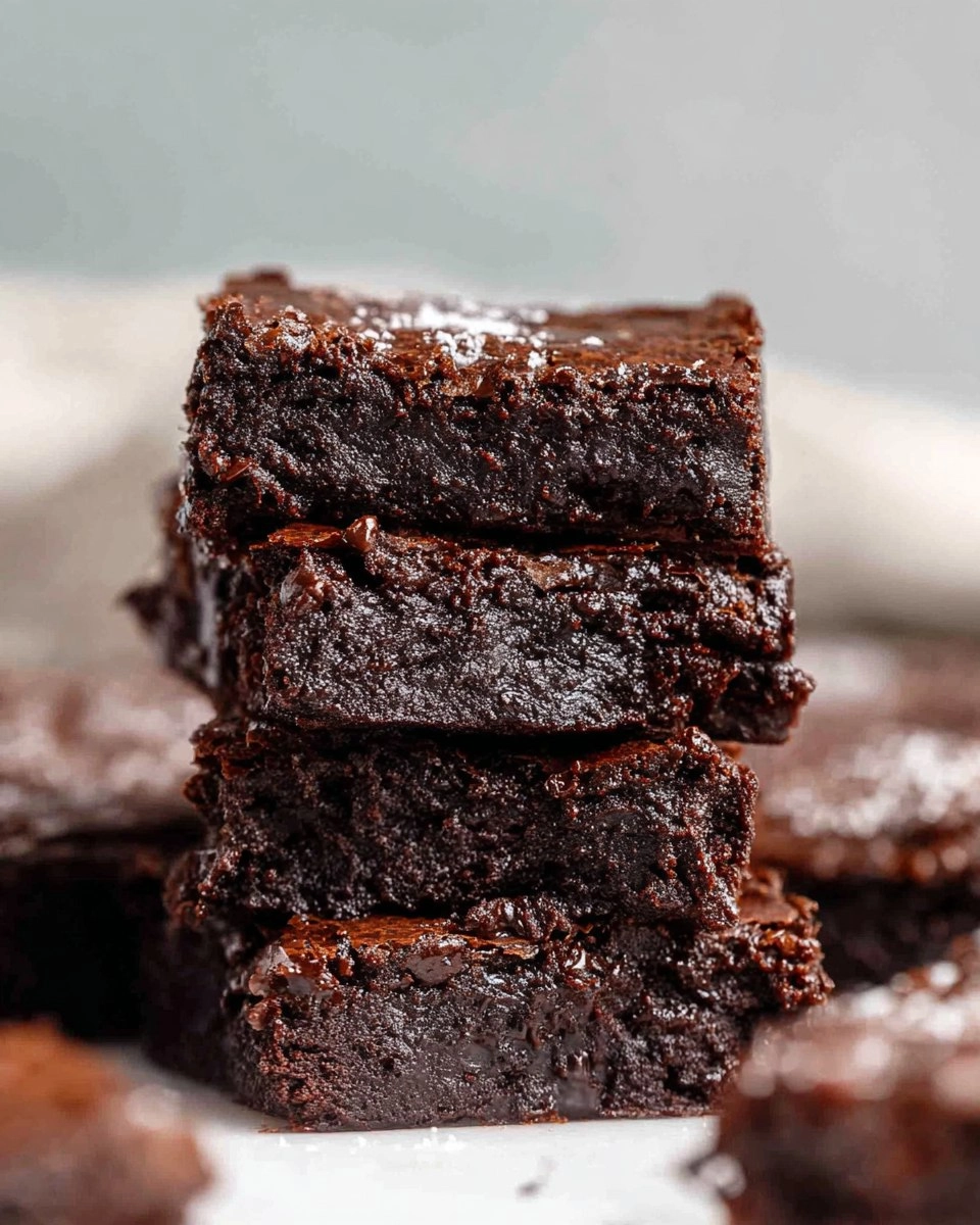 Fudgy Vegan Brownies (Applesauce Brownies)