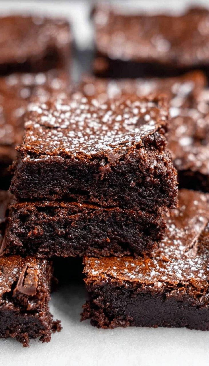 Fudgy Vegan Brownies (Applesauce Brownies)