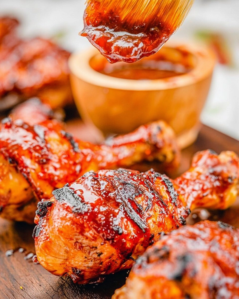 Grilled BBQ Chicken Drumsticks | Sticky Smoky Summer Cookout Chicken
