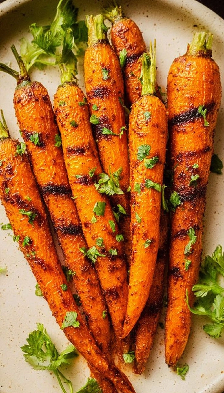 Grilled Carrots with Cinnamon & Chipotle 70 Grilled Carrots with Cinnamon & Chipotle
