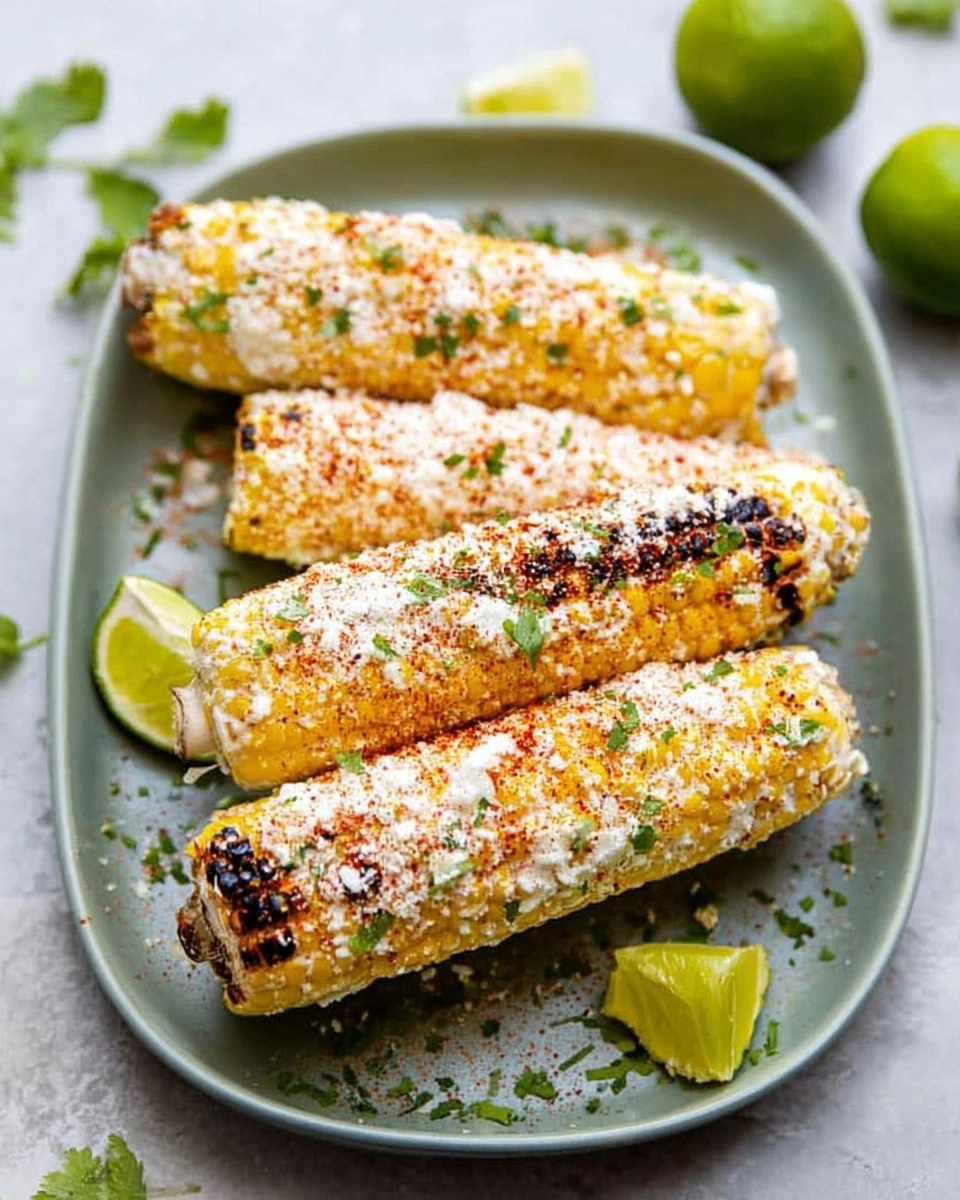 Grilled Corn Elote Style | Smoky Mexican Street Corn for Summer Cookouts