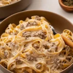 Ground-Beef-Alfredo-Recipe