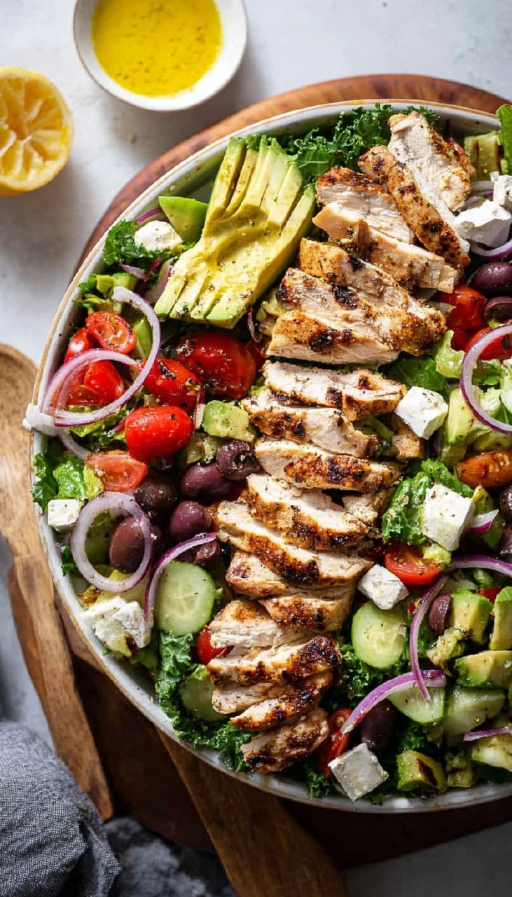 Healthy Greek Chicken Salad (High Protein, Easy Meal Prep)