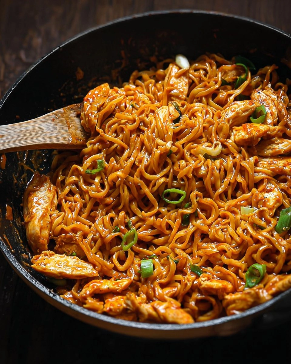 Peanut Chilli Noodles with Chicken