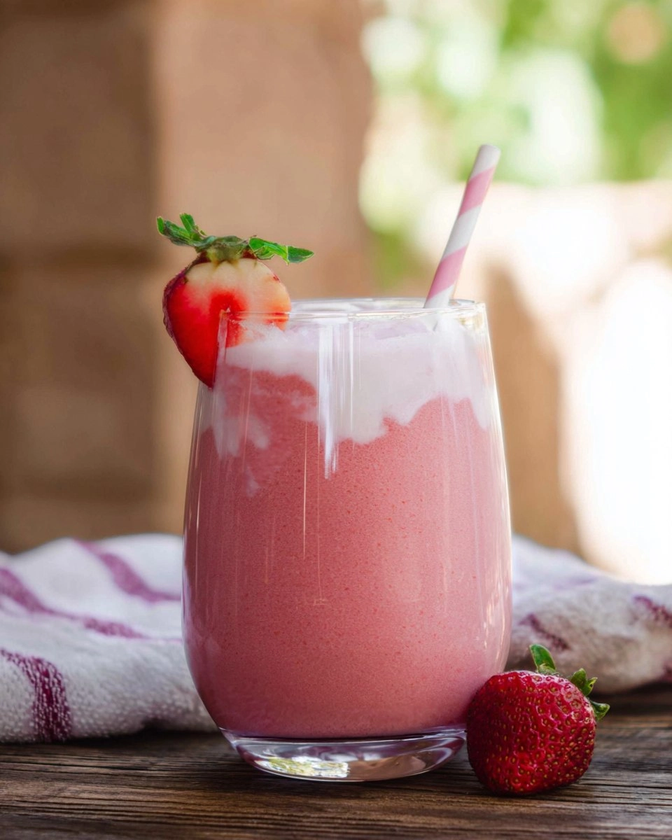 Strawberry Banana Smoothie with Yogurt