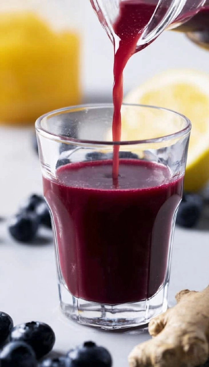 Superfood Blueberry Lemon Shot