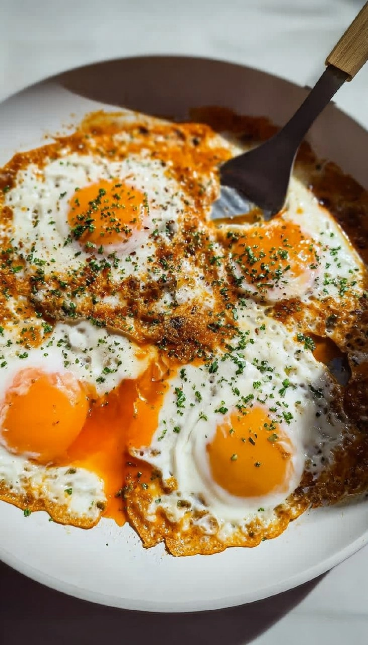 Viral Heavy Cream Fried Eggs