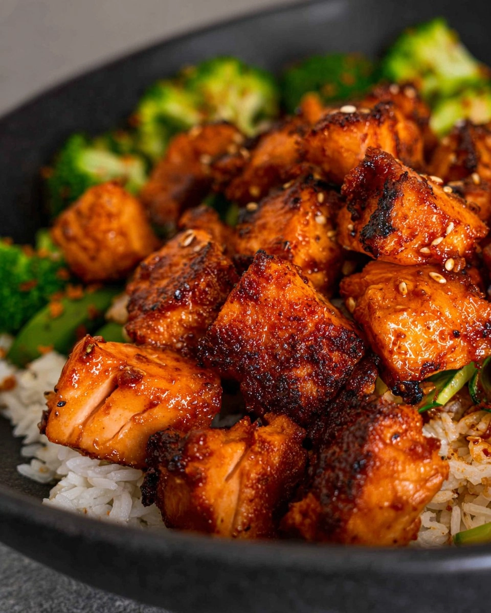 Air Fryer Salmon Bites