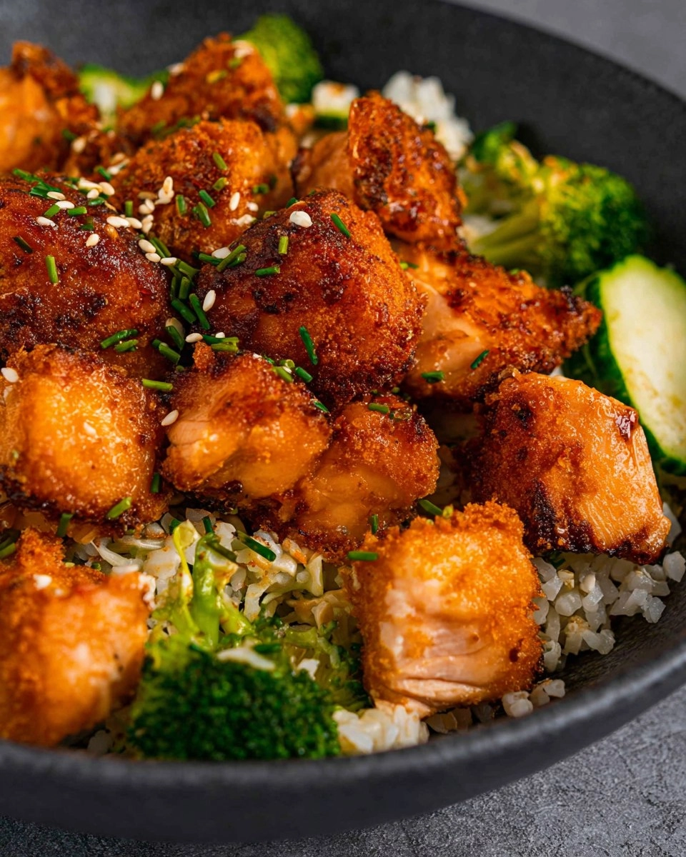 Air Fryer Salmon Bites