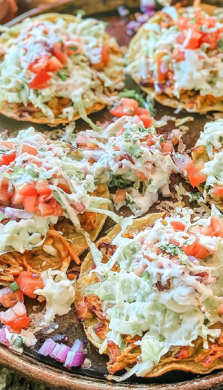 Baked Chicken Tostadas 85 Baked Chicken Tostadas