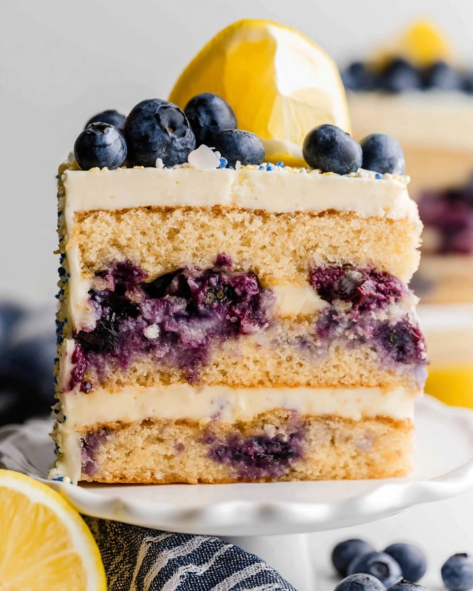 Blueberry Lemon Icebox Cake