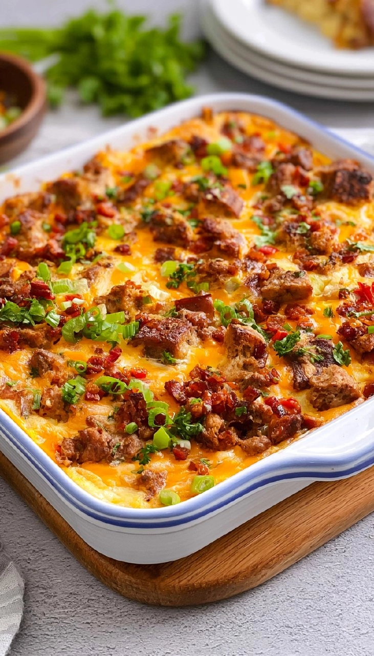 Breakfast Casserole | Easy Make-Ahead Father’s Day Brunch Bake