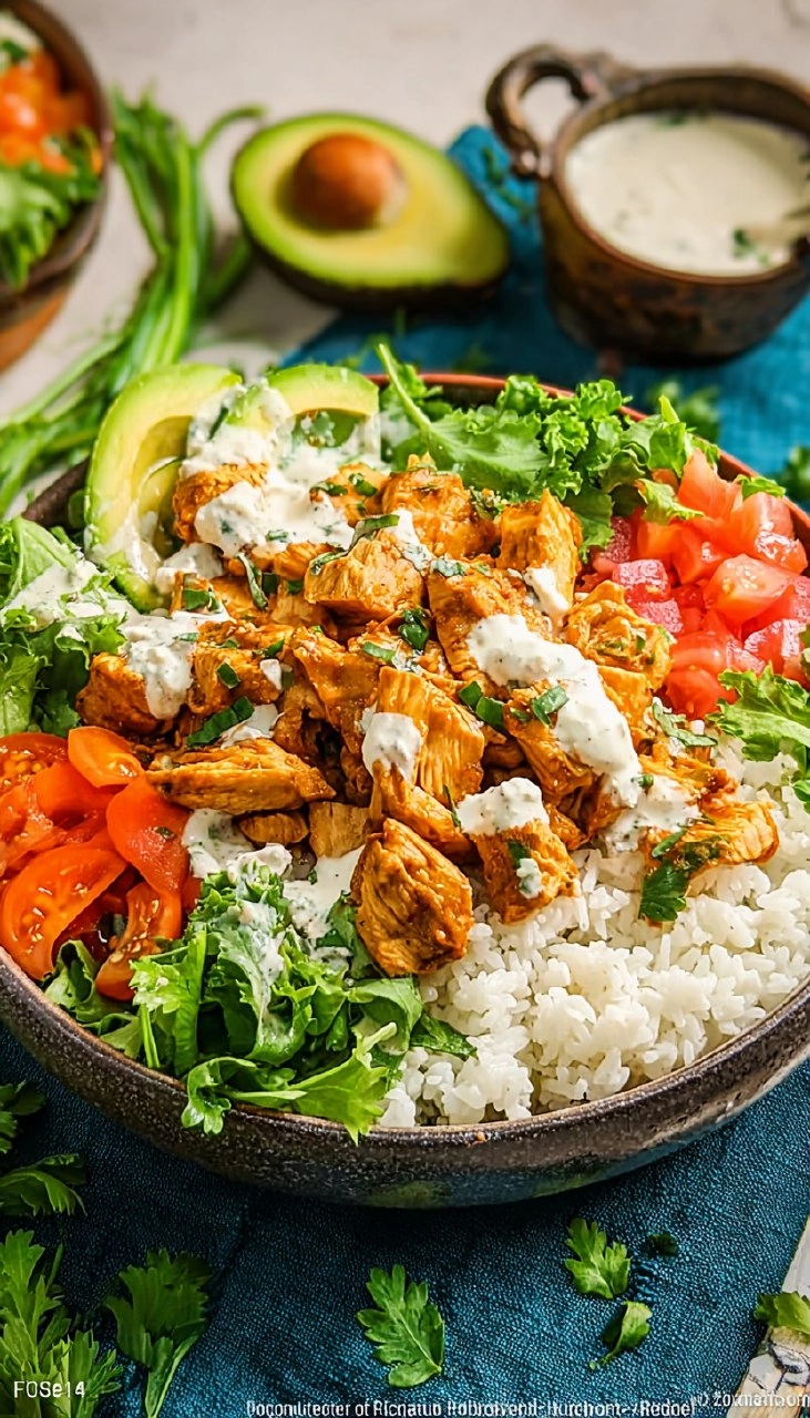 Buffalo Chicken Bowl (With Rice)
