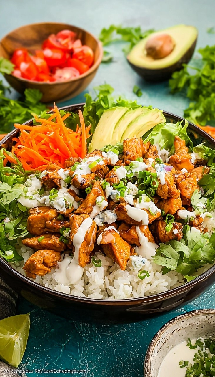 Buffalo Chicken Bowl (With Rice) 125 Buffalo Chicken Bowl (With Rice)