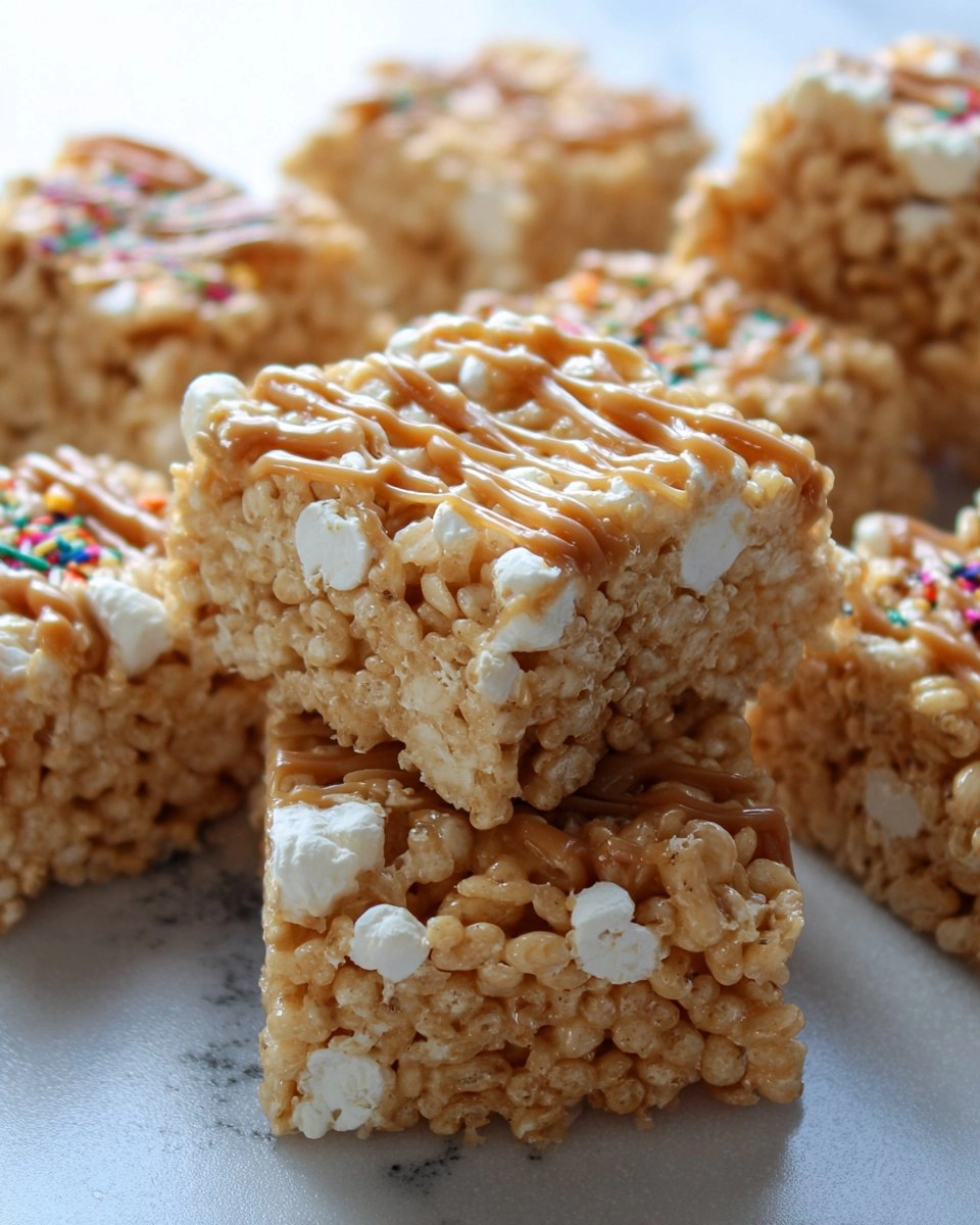 Caramel Rice Krispie Treats