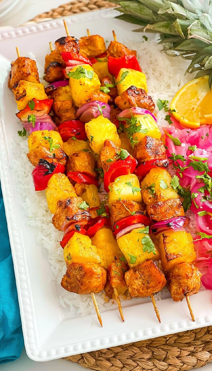 Chicken Pineapple Kebabs
