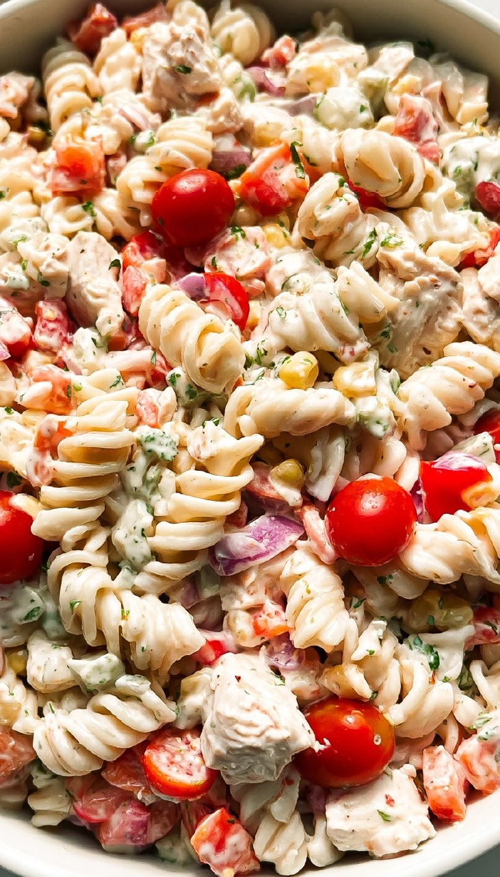 Chicken Ranch Pasta Salad 70 Chicken Ranch Pasta Salad