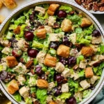 Chicken-Salad-with-Grapes-Pecans-and-Croissant-Croutons-Recipe