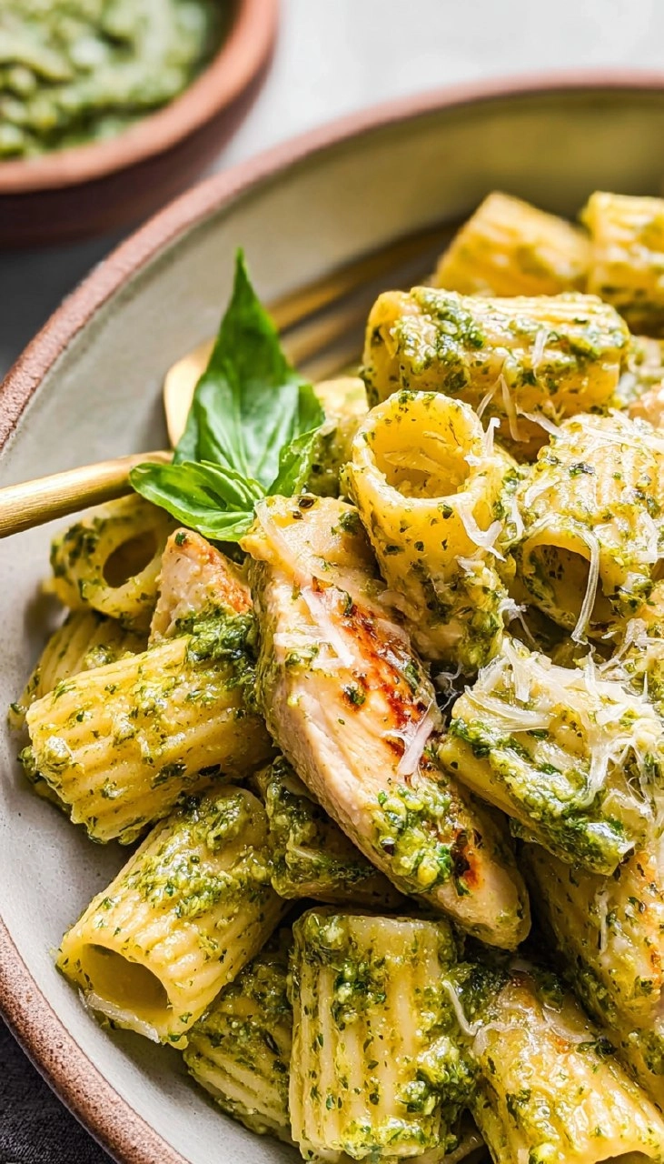 Chicken and Pesto Pasta