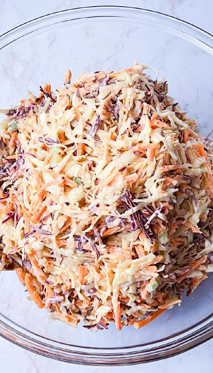 Classic Coleslaw | Creamy Crunchy BBQ Side Salad
