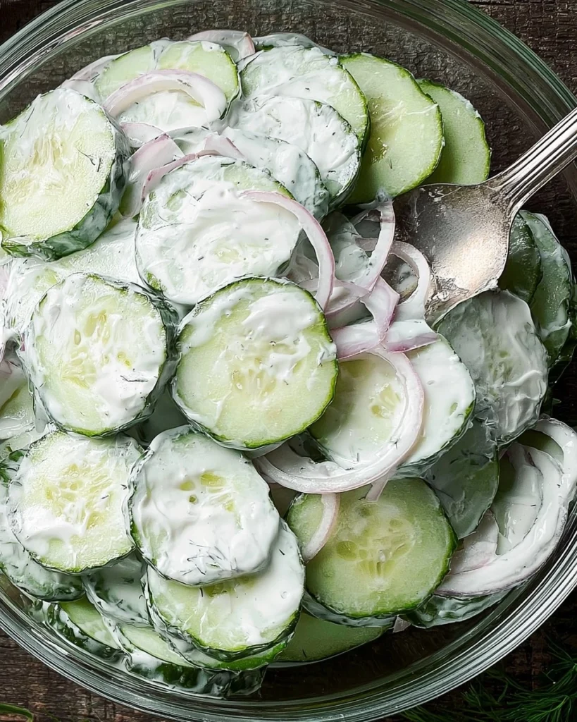 Creamy-Cucumber-Salad-Recipe