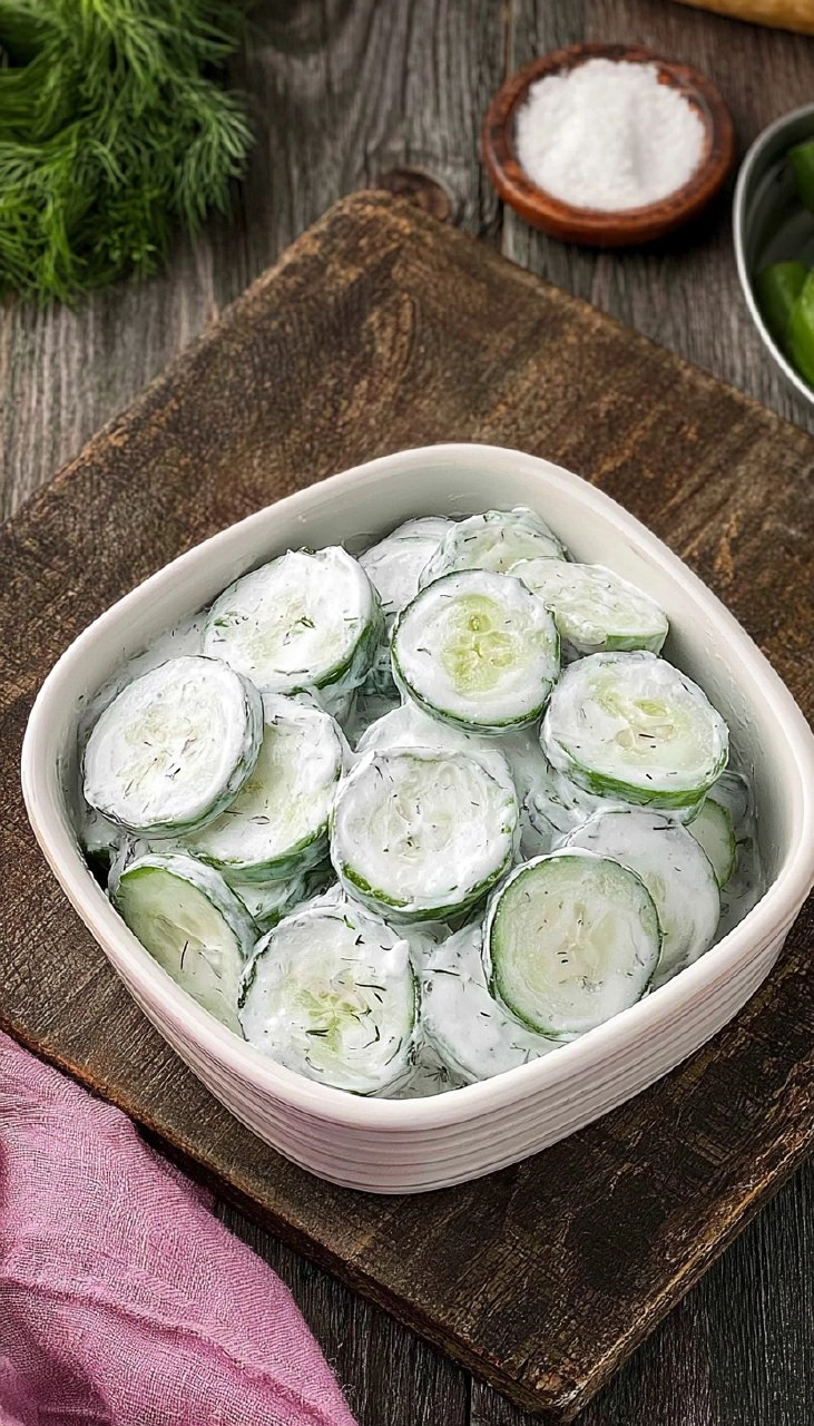 Creamy Cucumber Salad